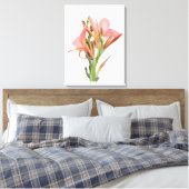 ユリの花 キャンバスプリント (インサイチュ (寝室))