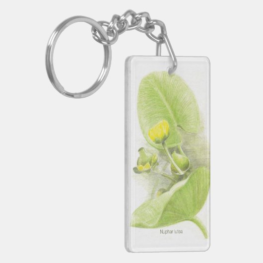 ユリの花 キーホルダー (正面左)