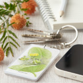 ユリの花 キーホルダー (正面右)