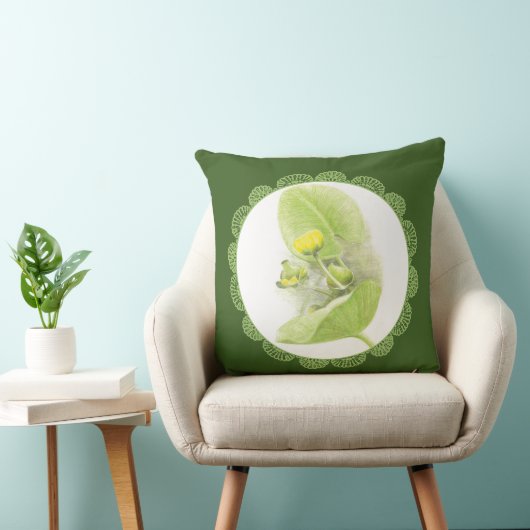 ユリの花 クッション (椅子)