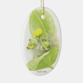 ユリの花 セラミックオーナメント (右)