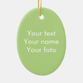 ユリの花 セラミックオーナメント (裏面)