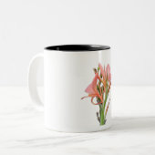 ユリの花 ツートーンマグカップ (正面左)