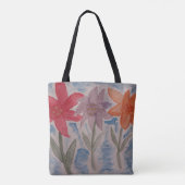ユリの花 トートバッグ (裏面)