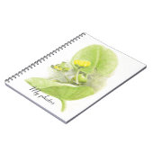 ユリの花 ノートブック (左側)