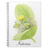 ユリの花 ノートブック (正面)