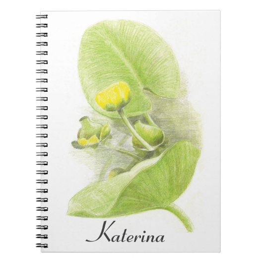 ユリの花 ノートブック (正面)