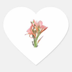 ユリの花 ハートシール