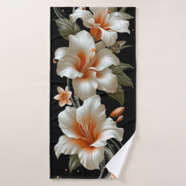 ユリの花 バスタオルセット