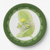 ユリの花 ペーパープレート (正面)