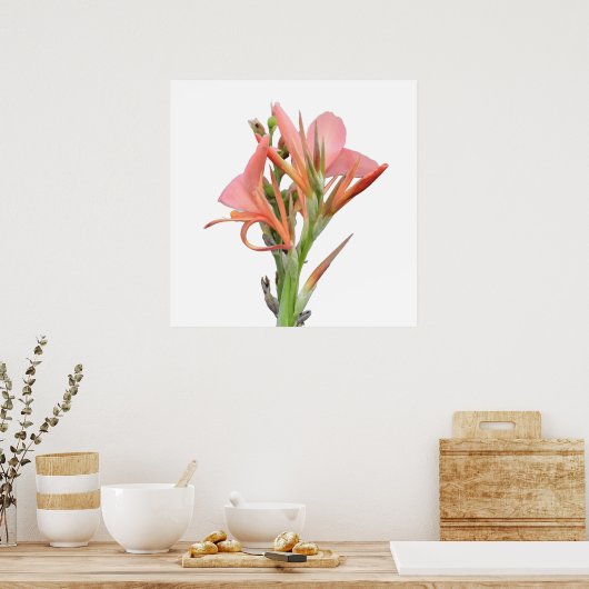 ユリの花 ポスター (キッチン)