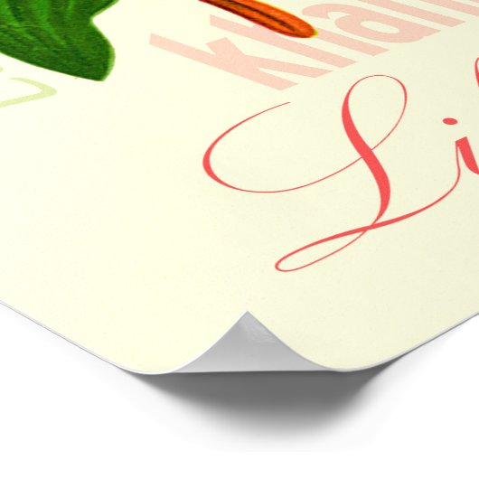 ユリの花 ポスター (角)