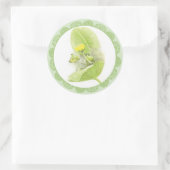 ユリの花 ラウンドシール (バッグ)