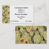 ユリの花 名刺 (正面/裏面)