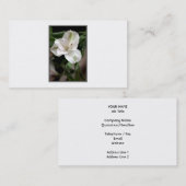 ユリの花 名刺 (正面/裏面)