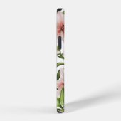 ユリの花。花柄 iPhoneケース (右側面)