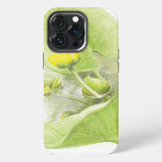 ユリの花 iPhoneケース (裏面)