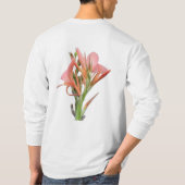 ユリの花 Tシャツ (裏面)