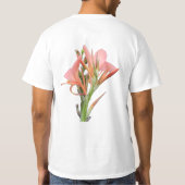 ユリの花 Tシャツ (裏面)
