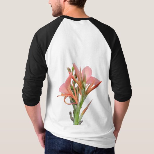 ユリの花 Tシャツ (裏面)