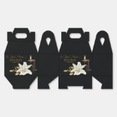 ユリの蝋燭の葬儀 フェイバーボックス (見開き)