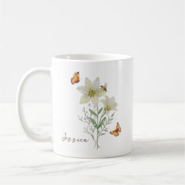 ユリの誕生月フラワー コーヒーマグカップ