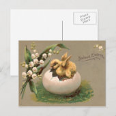 ユリの谷のイースターシック卵 シーズンポストカード (正面/裏面)