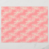 ユリの谷の春の花ピンク (裏面)