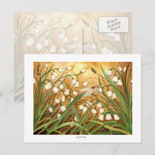 ユリの谷 ポストカード (正面/裏面)