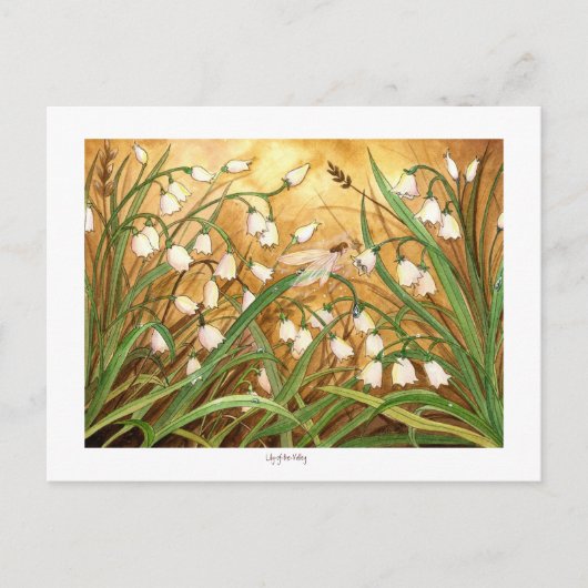 ユリの谷 ポストカード (正面)