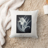 ユリの金めっき クッション (ブランケット)