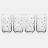 ユリの黒い花 ガラス缶 (裏面)