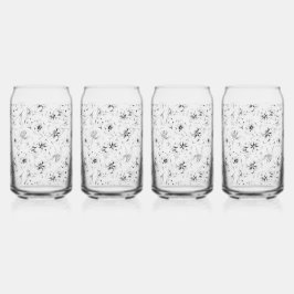 ユリの黒い花 ガラス缶