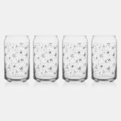 ユリの黒い花 ガラス缶 (左)