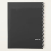 ユリの黒い花 プランナー手帳 (裏面)