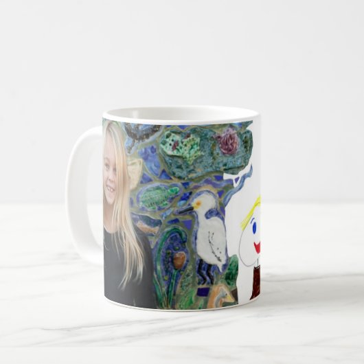 ユリのMasturzoのマグ コーヒーマグカップ (正面左)