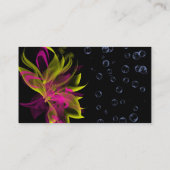 ユリのNの泡名刺 名刺 (裏面)