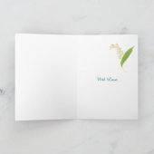 ユリはバースデー・カード、藤色よろしいです: 祖母 カード (内部)