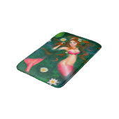 ユリを持つファンタジーの人魚。 水中バス・マット バスマット (アングル)