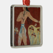 ユリを持つ王司祭か王子 メタルオーナメント (右)