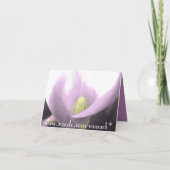 ユリを考えるキリスト教同情カード カード (裏面)