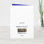 ユリを考慮して下さい カード (裏面)