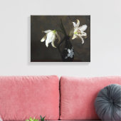 ユリを花瓶に包んだキャンバスプリント キャンバスプリント (インサイチュ (リビング))