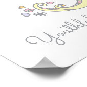 ユリアの名前と意味ドードルイニシャルアートポスター ポスター (角)