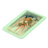 ユリイースターとのヴィンテージの天使 マグネット (左側)