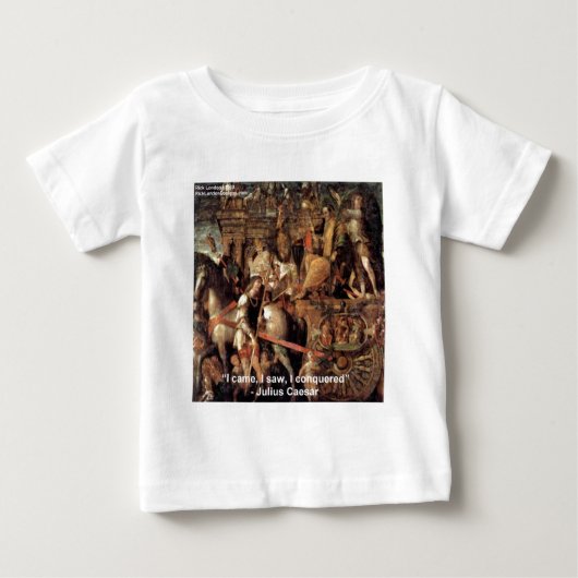 ユリウス・カエサル "勝利" 引用 ギフト & Tシャツ (正面)