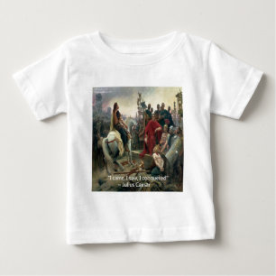 ユリウス・カエサル 我が来たり我が見たり我が征服したり ベビーTシャツ