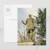 ユリウス・シーザーの像 ポストカード (正面/裏面)