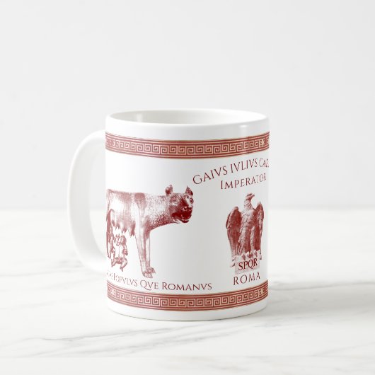 ユリウス・シーザーの皇帝 コーヒーマグカップ (正面左)