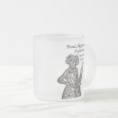 (ユリウス)シーザーサラダ フロストグラスマグカップ (正面右)